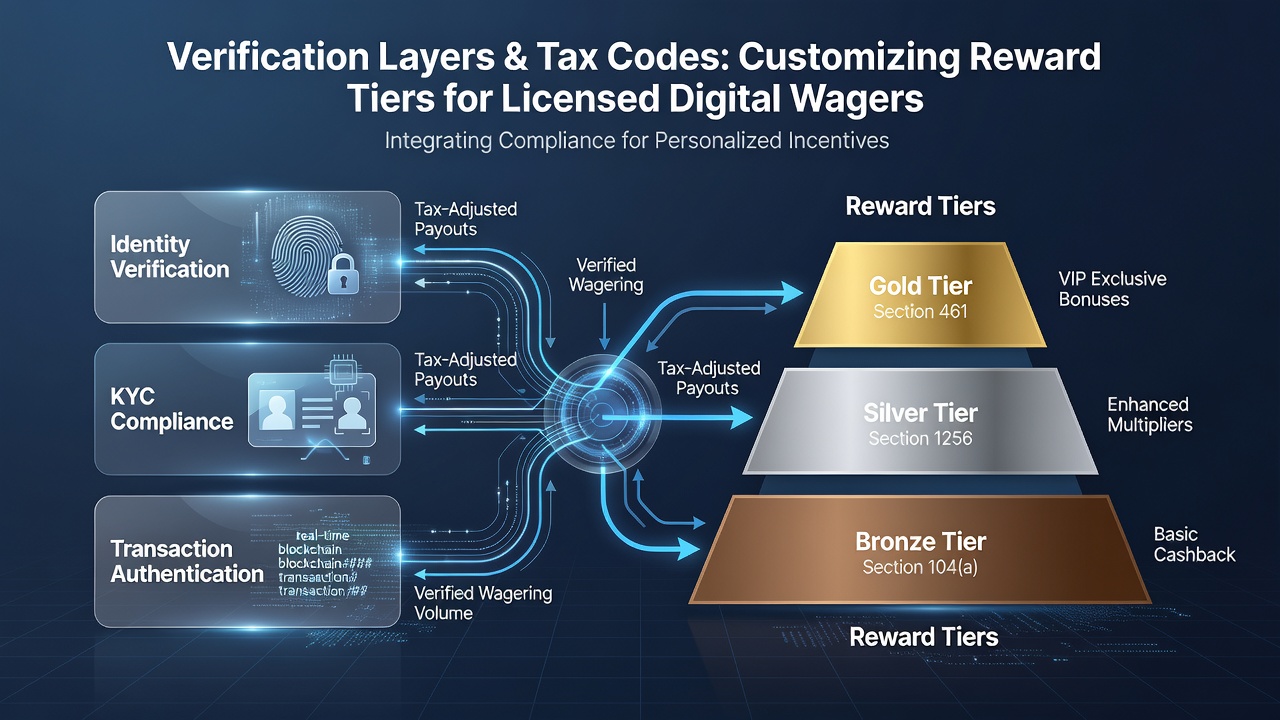 Tax compliance dashboard integrated with reward tier management on a licensed digital wagering platform